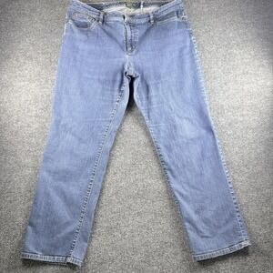 LRL Lauren Jeans Co Ralph Lauren Jeans Womens 18W Blue Straight Leg Denim